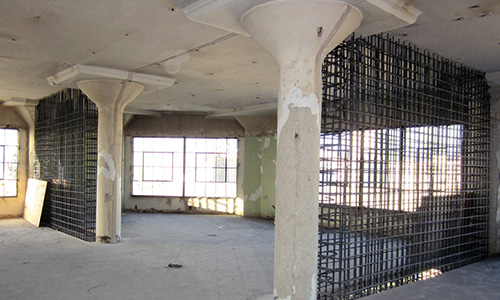 concrete-shear-wall-restrained مقاوم سازی دیوار برشی بتنی