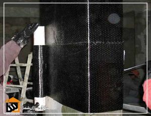 بهسازی ساختمان با الیاف کربن