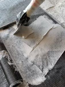 مراحل اجرای FRP با چسب Rambax